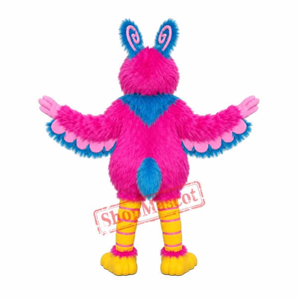 Pink Parrot Mascot Costume Pink Parrot Mascot Costume