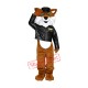 Pilot Fox Mascot Costume Pilot Fox Mascot Costume