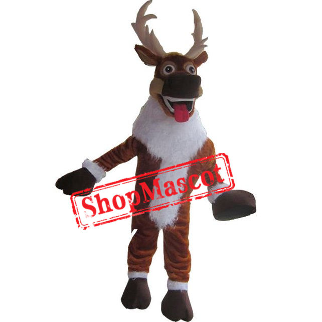 Christmas Lightweight Reindeer Mascot Costume