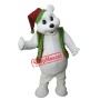 Christmas Bear Mascot Costume Free Shipping