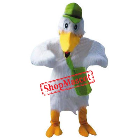 Cute Stork Mascot Costume
