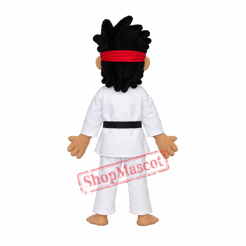 karate Kid Mascot Costume karate Kid Mascot Costume
