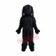 All Black Dog Mascot Costume All Black Dog Mascot Costume