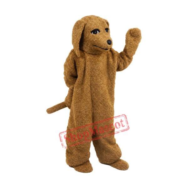 Friendly Poodle Dog Mascot Costume Friendly Poodle Dog Mascot Costume