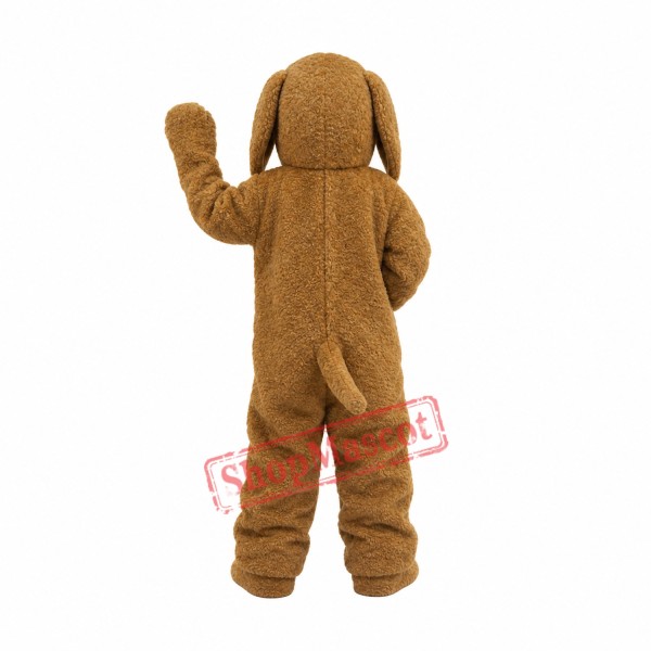 Friendly Poodle Dog Mascot Costume Friendly Poodle Dog Mascot Costume