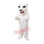 White Lightweight Tiger Mascot Costume