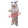 White Lightweight Tiger Mascot Costume