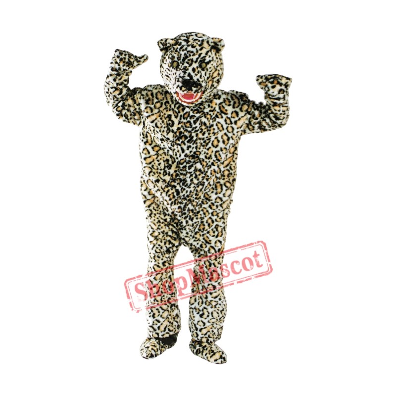 Fierce Leopard Mascot Costume Fierce Leopard Mascot Costume