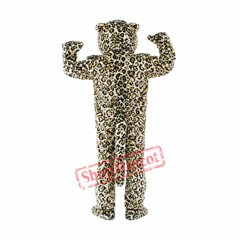 Fierce Leopard Mascot Costume Fierce Leopard Mascot Costume