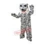 White Bengal Tiger Mascot Costume