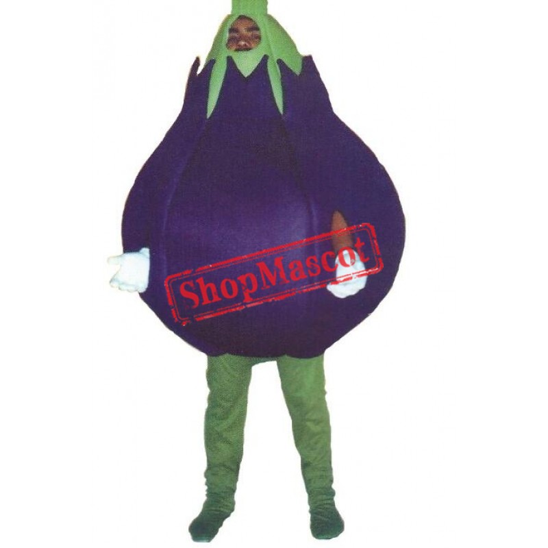 Eggplant Mascot Costume Free Shipping