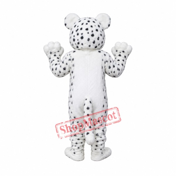 Snow Leopard Mascot Costume Snow Leopard Mascot Costume