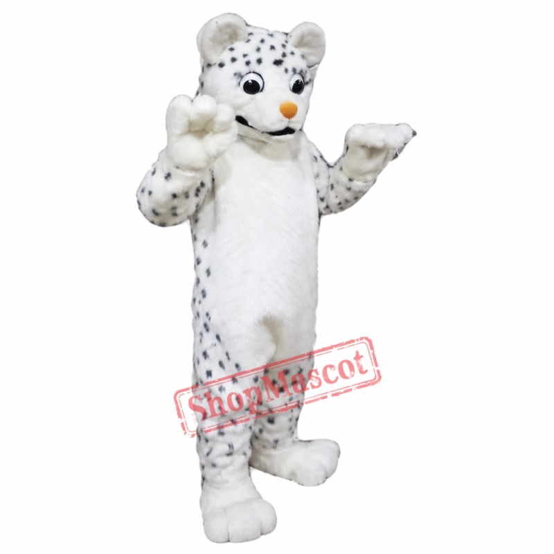 Snow Leopard Mascot Costume