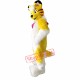 Yellow Husky Mascot Costume Yellow Husky Mascot Costume