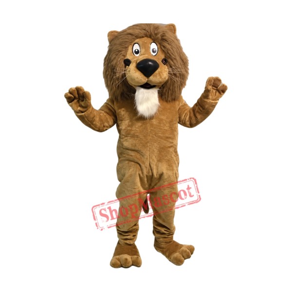 Friendly Lightweight Lion Mascot Costume