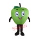 Cyan Apple Mascot Costume Cyan Apple Mascot Costume