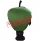 Cyan Apple Mascot Costume