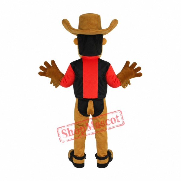Lovely Cowboy Mascot Costume Lovely Cowboy Mascot Costume
