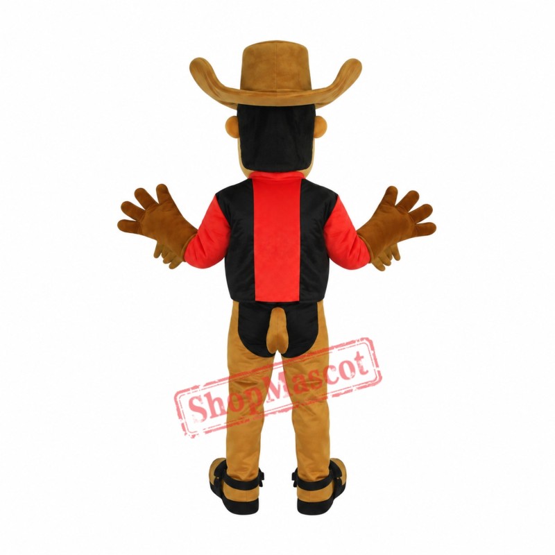 Lovely Cowboy Mascot Costume Lovely Cowboy Mascot Costume