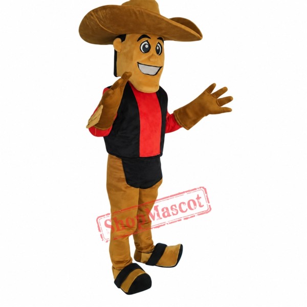 Lovely Cowboy Mascot Costume Lovely Cowboy Mascot Costume