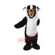 White & Black Dog Mascot Costume White & Black Dog Mascot Costume