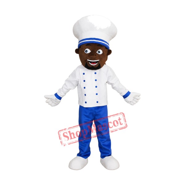 Chocolate Chef Uncle Mascot Costume