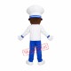 Chocolate Chef Uncle Mascot Costume Chocolate Chef Uncle Mascot Costume