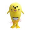 Yellow Seal Mascot Costume