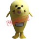 Yellow Seal Mascot Costume