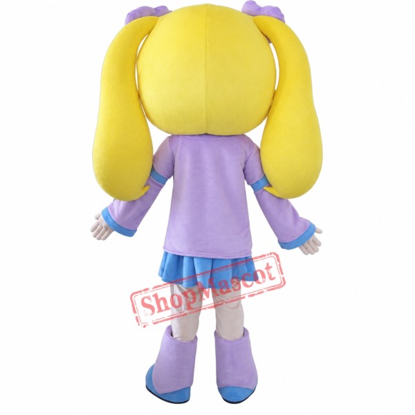 Lovely Girl Mascot Costume Lovely Girl Mascot Costume