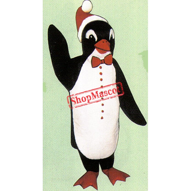 Santa Penguin Mascot Costume