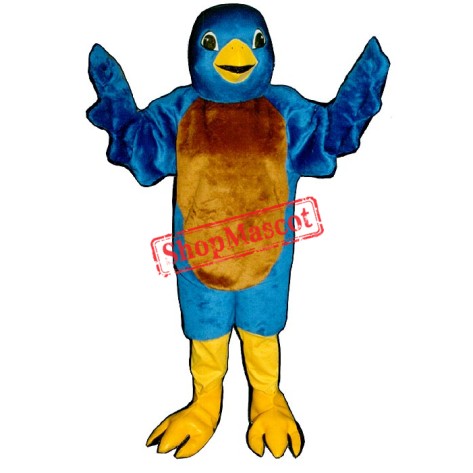Blue Bird Mascot Costume