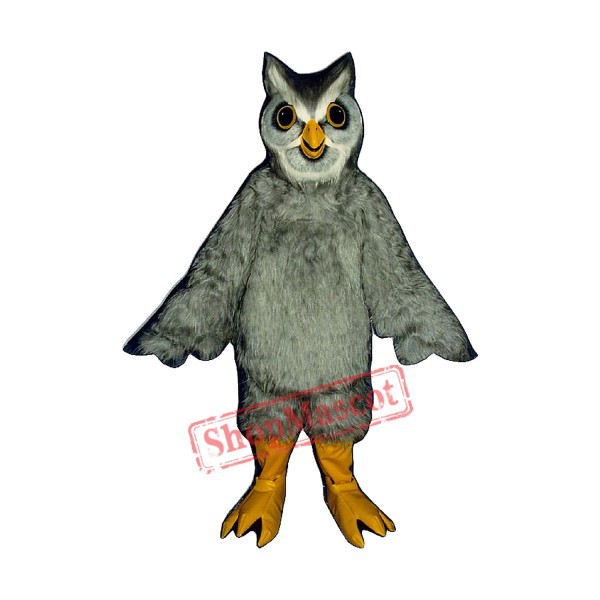 High Quality Grey Owl Mascot Costume