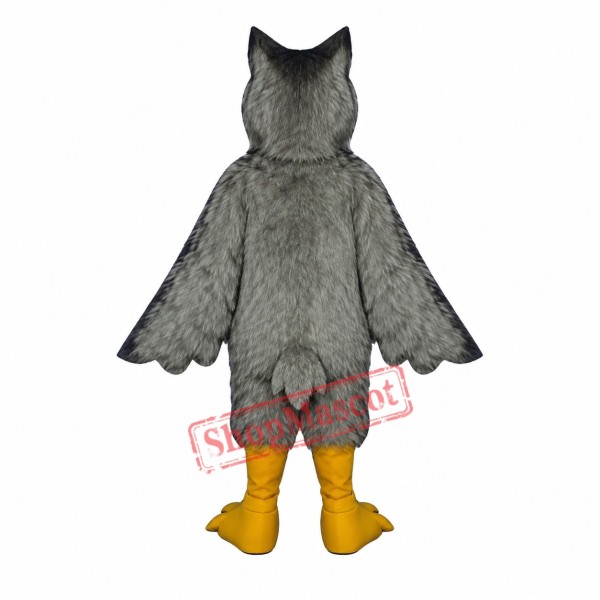 High Quality Grey Owl Mascot Costume High Quality Grey Owl Mascot Costume