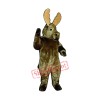 Grey Moose Mascot Costume