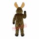 Grey Moose Mascot Costume Grey Moose Mascot Costume