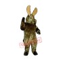 Grey Moose Mascot Costume