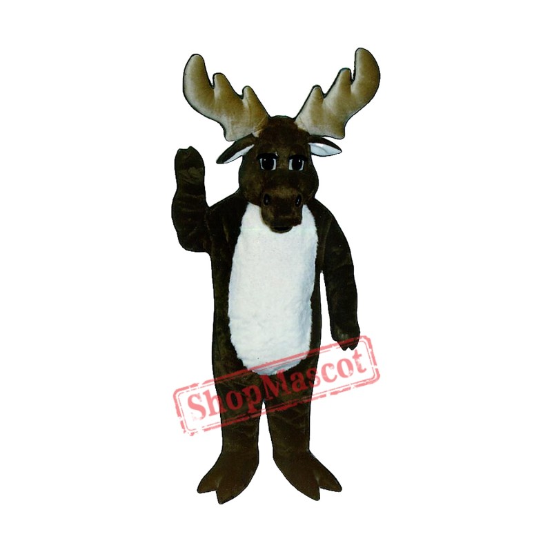 Monty Moose Mascot Costume Monty Moose Mascot Costume