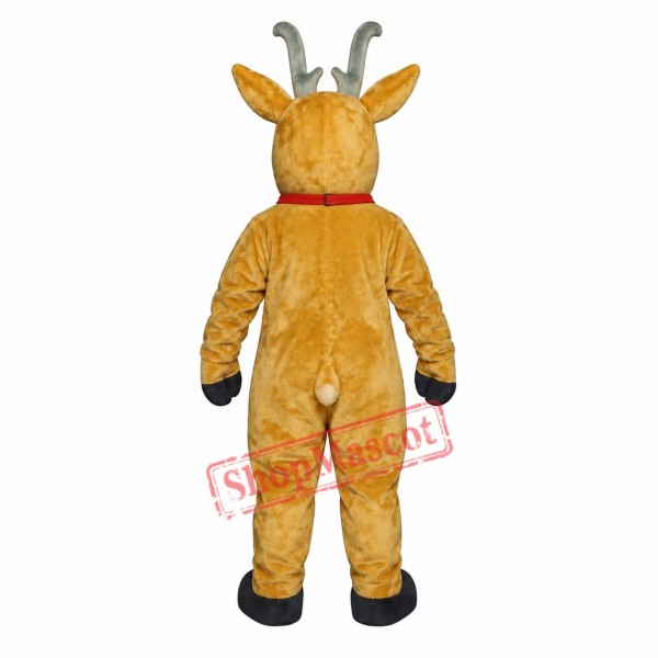 Andy Antelope Deer Mascot Costume Andy Antelope Deer Mascot Costume