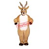 Jolly Reindeer Mascot Costume