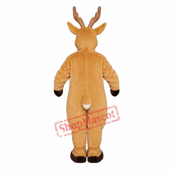 Jolly Reindeer Mascot Costume Jolly Reindeer Mascot Costume
