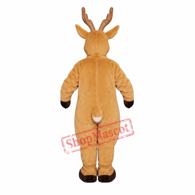Jolly Reindeer Mascot Costume Jolly Reindeer Mascot Costume