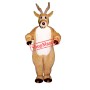 Jolly Reindeer Mascot Costume