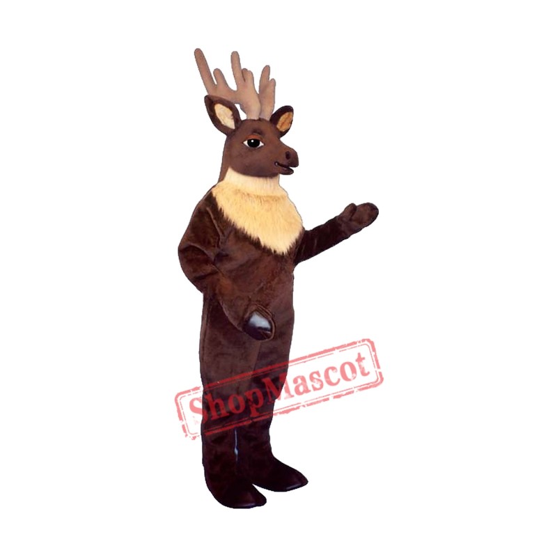 Regal Elk Deer Mascot Costume Regal Elk Deer Mascot Costume