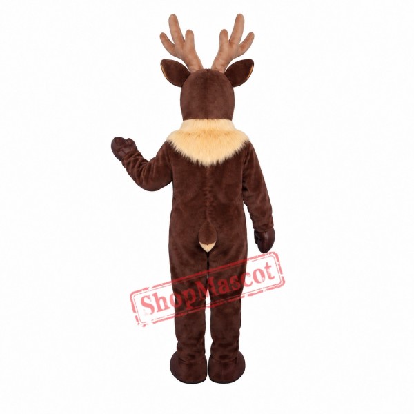 Regal Elk Deer Mascot Costume Regal Elk Deer Mascot Costume