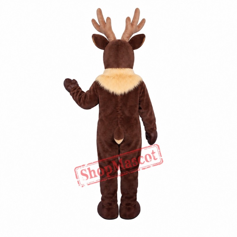 Regal Elk Deer Mascot Costume Regal Elk Deer Mascot Costume