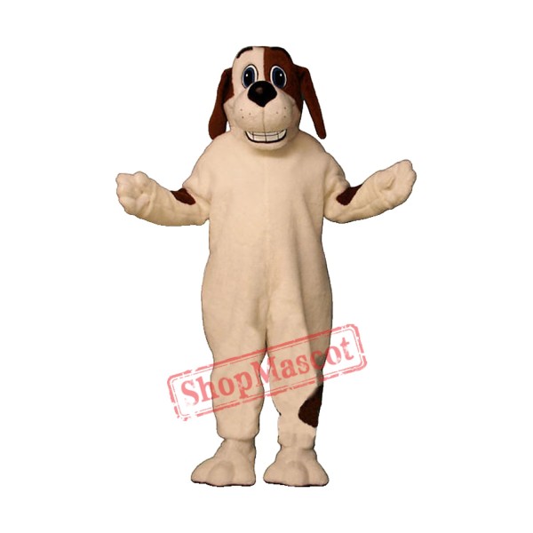 Grinning Hound Dog Mascot Costume