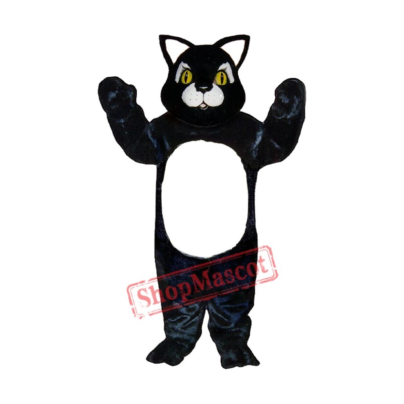 Blackie Cat Mascot Costume Blackie Cat Mascot Costume