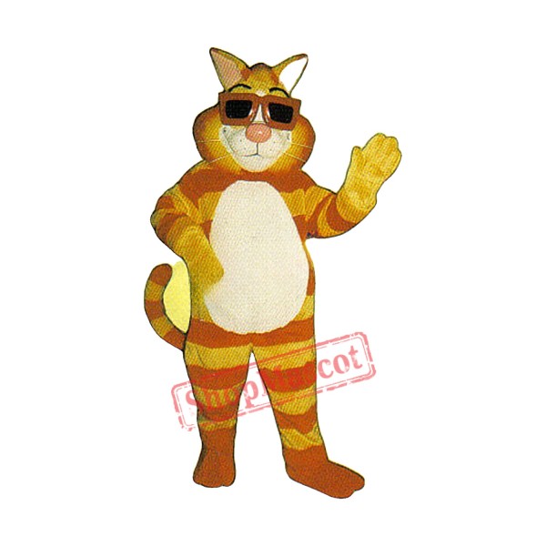 Kool Kat Mascot Costume Kool Kat Mascot Costume
