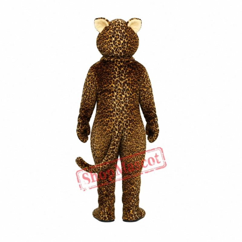Leaping Leopard Mascot Costume Leaping Leopard Mascot Costume